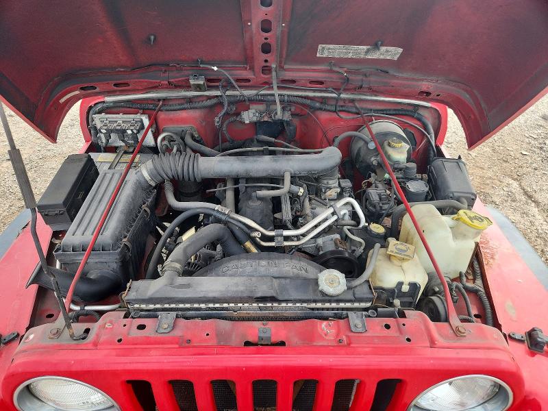 Photo 11 from auction – 2000 JEEP WRANGLER / TJ with VIN 1J4FA49S8YP799445