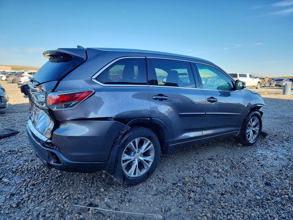 Фото 3 с аукциона – 2015 TOYOTA HIGHLANDER с VIN 5TDJKRFH6FS194099