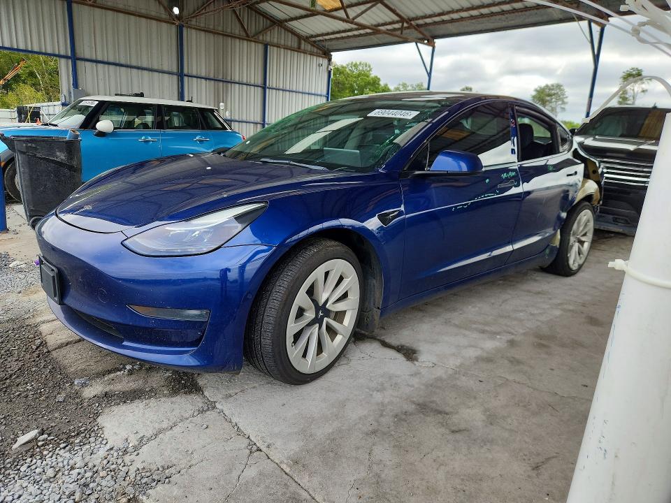 TESLA MODEL 3 2022 с VIN 5YJ3E1EAXNF190890 - Снимка от търг
