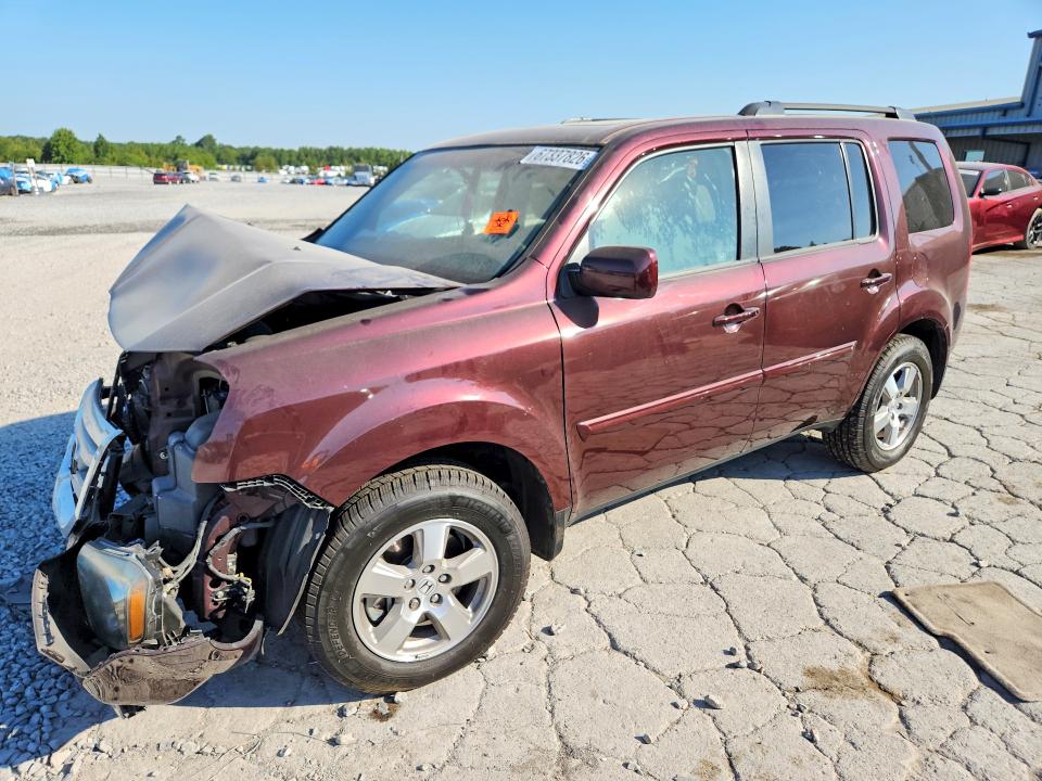 HONDA PILOT 2011 with VIN 5FNYF3H58BB029284 - Photo from auction
