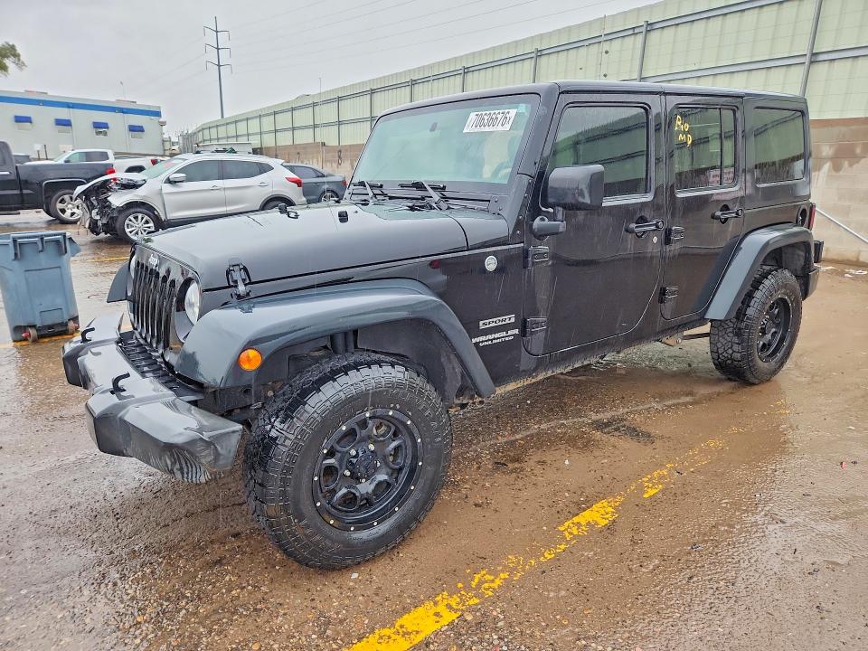 JEEP WRANGLER UNLIMITED 2016 с VIN 1C4BJWDG3GL320812 - Снимка от търг