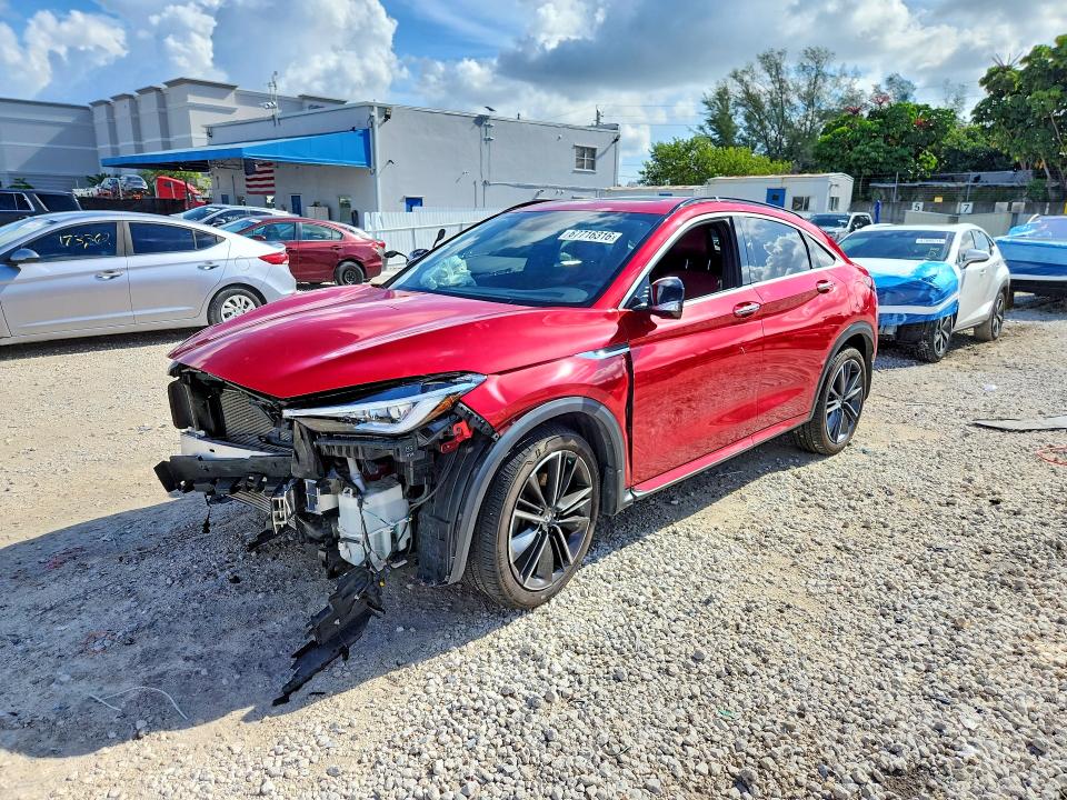 INFINITI QX55 2023 with VIN 3PCAJ5LR1PF103027 - Photo from auction