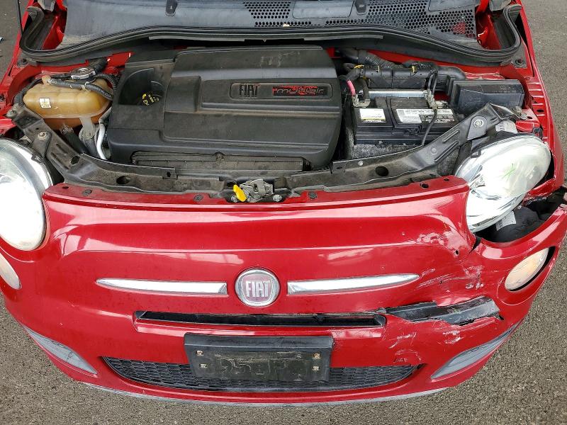 Photo 11 from auction – 2012 FIAT 500 with VIN 3C3CFFBR5CT287888
