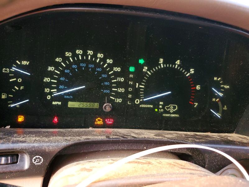 Photo 9 from auction – 1999 LEXUS LX with VIN JT6HT00W2X0025661