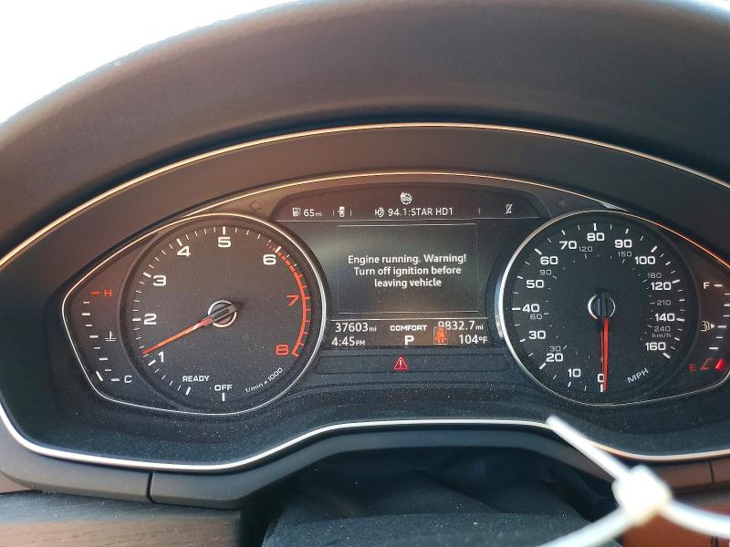 Foto 9 de la subasta – 2019 AUDI A4 con VIN WAUGMAF49KN012718