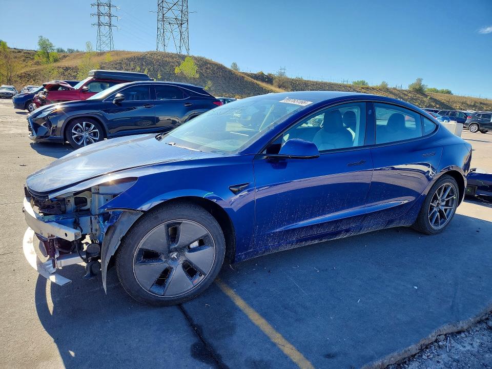 TESLA MODEL 3 2021 с VIN 5YJ3E1EB4MF836819 - Снимка от търг