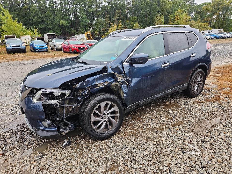 NISSAN ROGUE 2016 with VIN 5N1AT2MV8GC759139 - Photo from auction