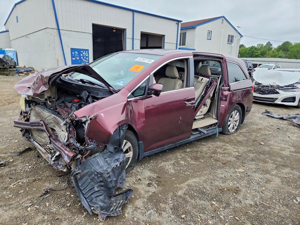 HONDA ODYSSEY 2015 with VIN 5FNRL5H62FB063857 - Photo from auction