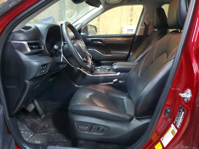 Photo 7 from auction – 2023 TOYOTA HIGHLANDER with VIN 5TDKDRBH4PS015709