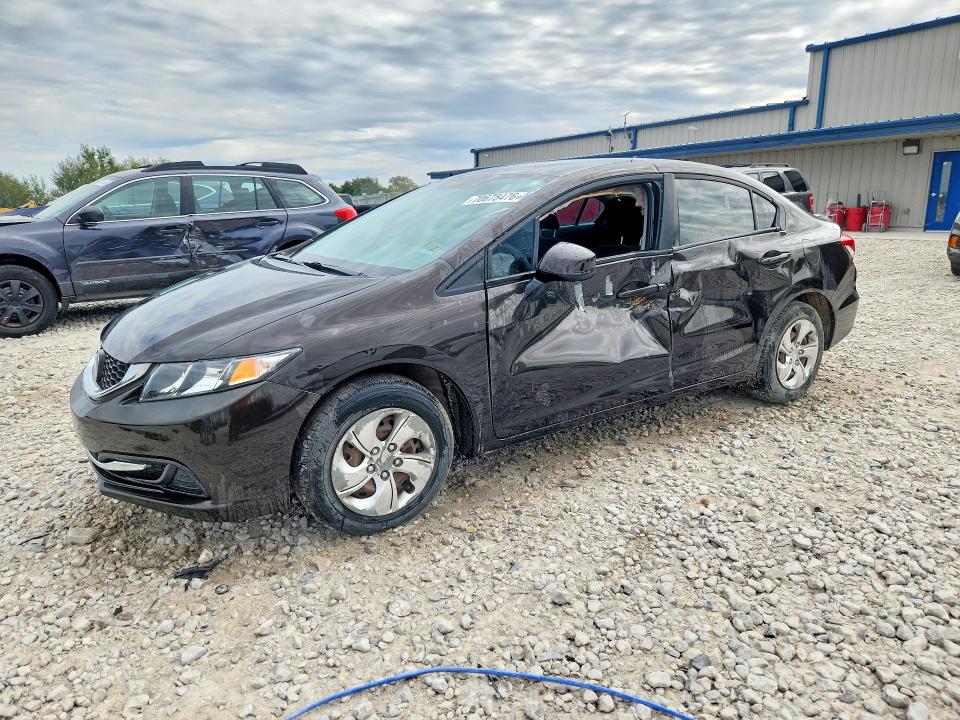 Photo 1 from auction – 2013 HONDA CIVIC with VIN 19XFB2F57DE058977