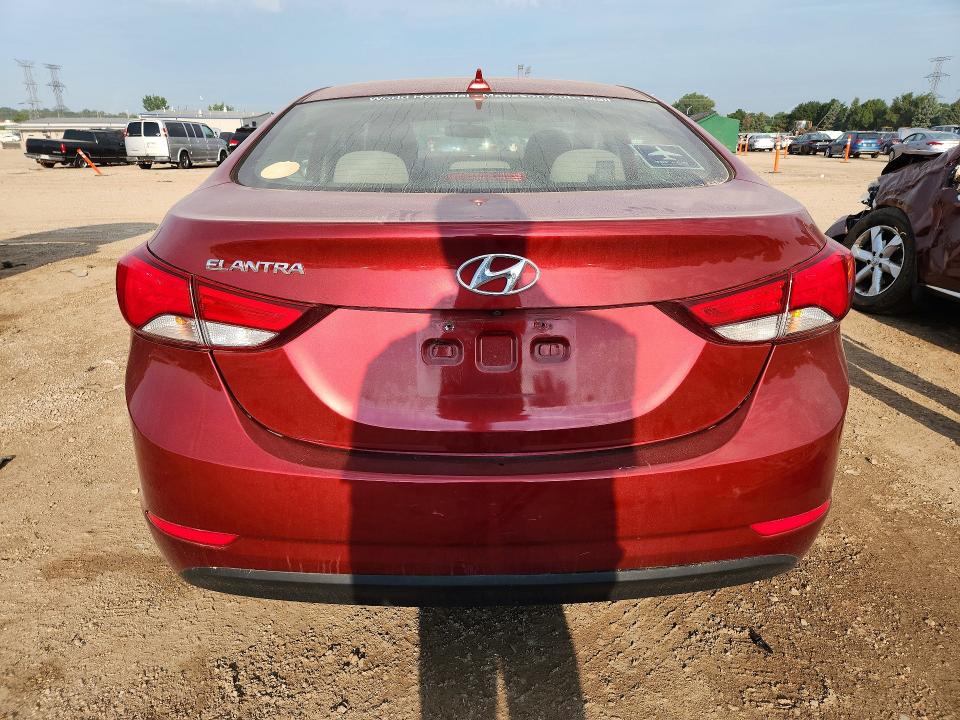 Photo 6 from auction – 2016 HYUNDAI ELANTRA with VIN 5NPDH4AE2GH736415