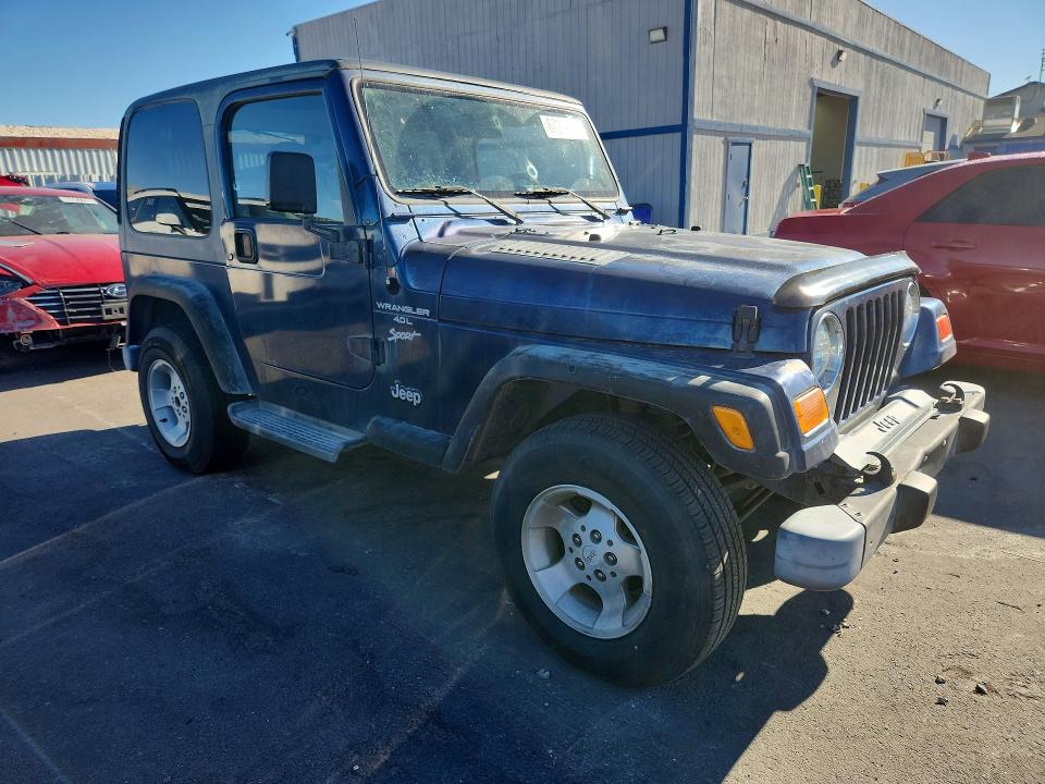 Photo 4 from auction – 2000 JEEP WRANGLER / TJ with VIN 1J4FA49S4YP804320