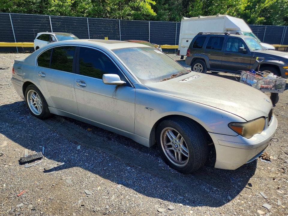 Photo 4 from auction – 2002 BMW 745 with VIN WBAGL63402DP60770