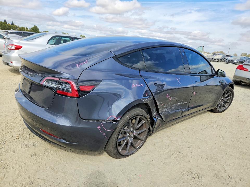 Photo 3 from auction – 2023 TESLA MODEL 3 with VIN 5YJ3E1EA7PF460189