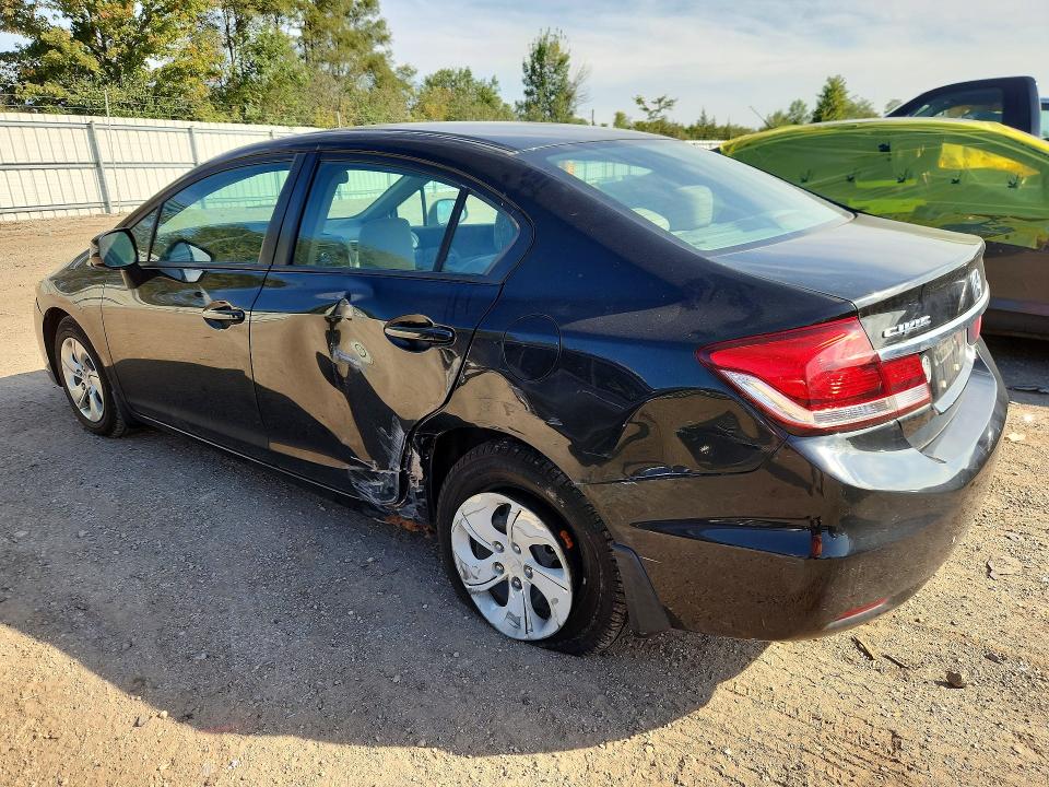 Photo 2 from auction – 2013 HONDA CIVIC with VIN 19XFB2F51DE054987
