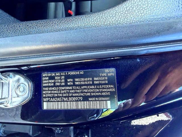 Photo 10 from auction – 2021 PORSCHE MACAN with VIN WP1AA2A57MLB08979