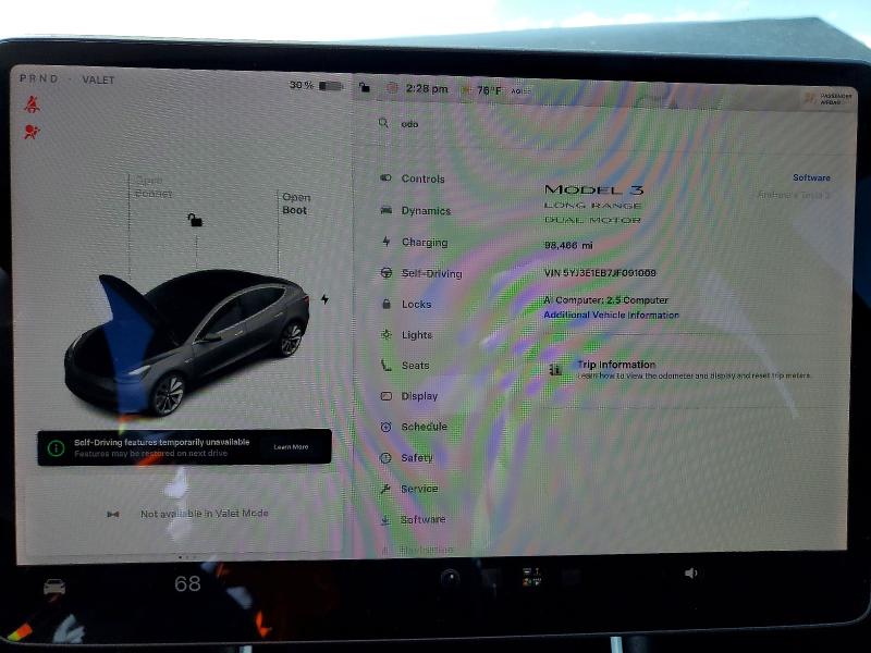 صورة رقم 9 من المزاد - 2018 TESLA MODEL 3 مع VIN 5YJ3E1EB7JF091009