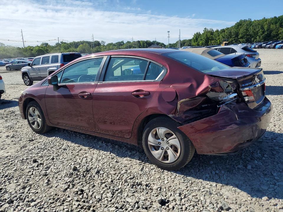 Photo 2 from auction – 2015 HONDA CIVIC with VIN 19XFB2F57FE240259