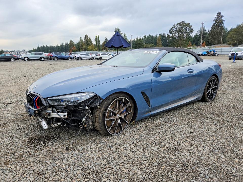 BMW M850XI 2022 with VIN WBAFY4C05NCH83988 - Photo from auction