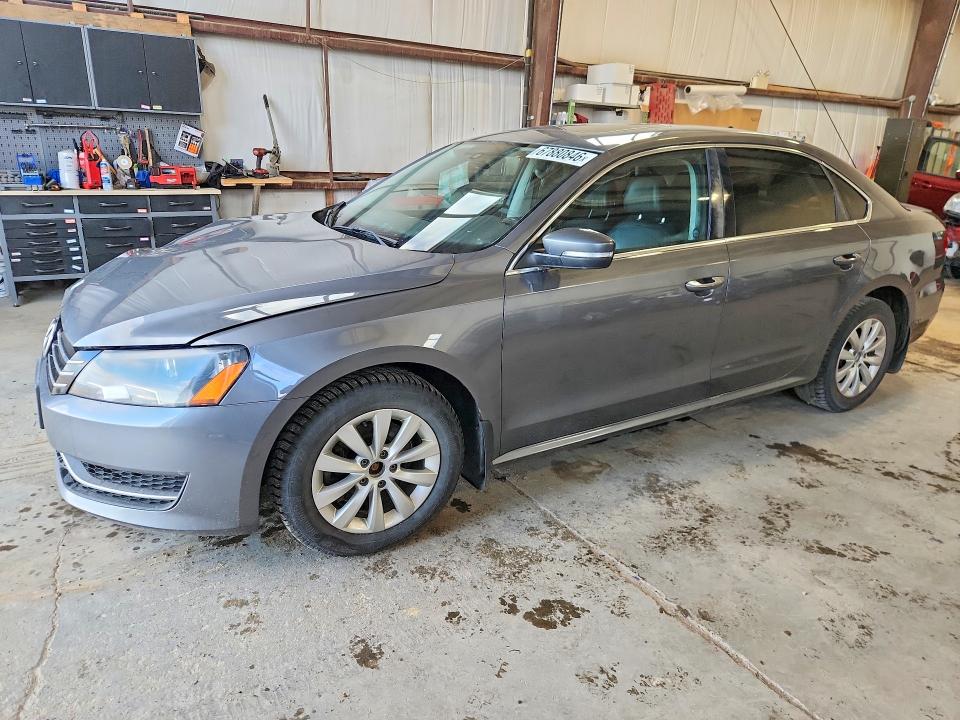VOLKSWAGEN PASSAT 2013 with VIN 1VWBH7A34DC101286 - Photo from auction