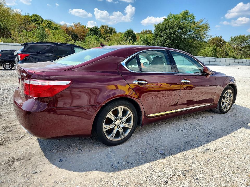 Photo 3 from auction – 2009 LEXUS LS with VIN JTHBL46F895086157