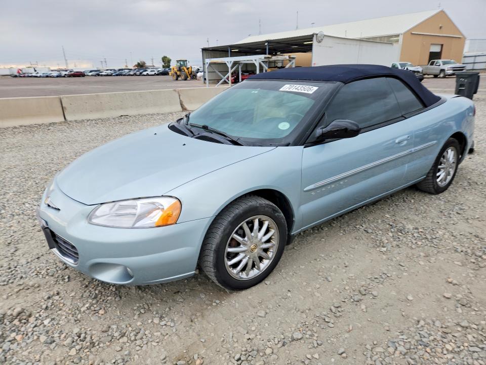 CHRYSLER SEBRING 2001 مع رقم تعريف المركبة 1C3EL65U81N663451 - صورة من المزاد