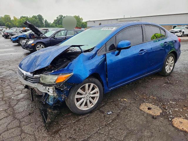HONDA CIVIC 2012 with VIN 2HGFB2F81CH538804 - Photo from auction