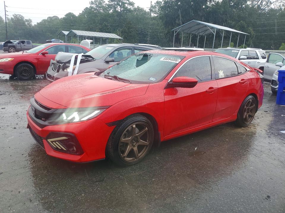 HONDA CIVIC 2018 with VIN 2HGFC1E55JH706178 - Photo from auction
