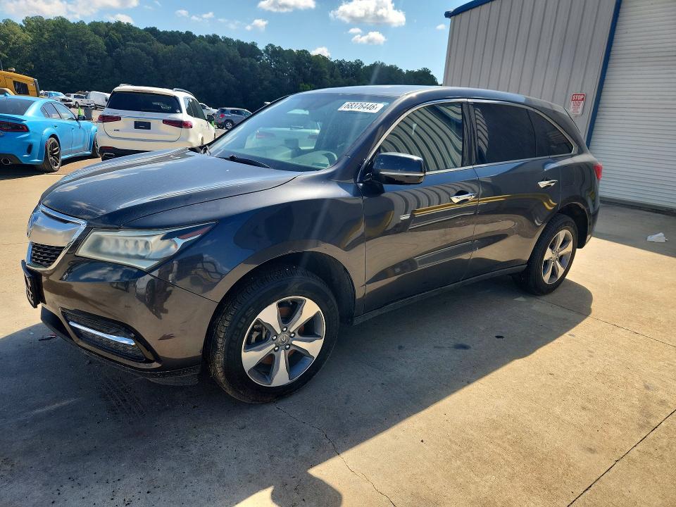 ACURA MDX 2014 with VIN 5FRYD3H20EB001672 - Photo from auction