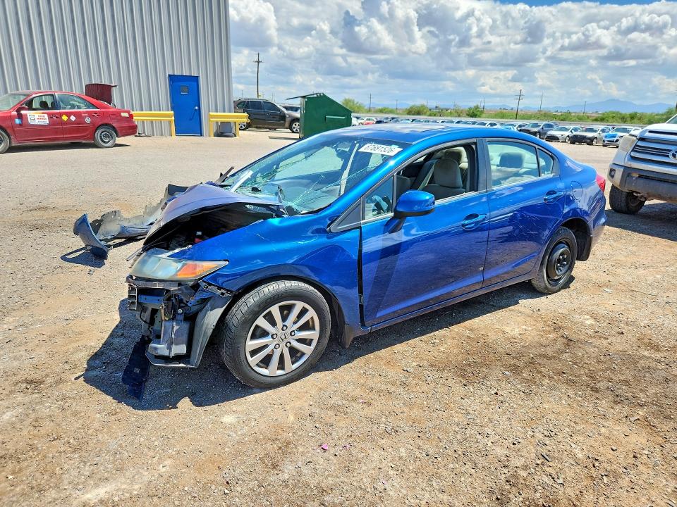HONDA CIVIC 2012 with VIN 19XFB2F89CE359579 - Photo from auction