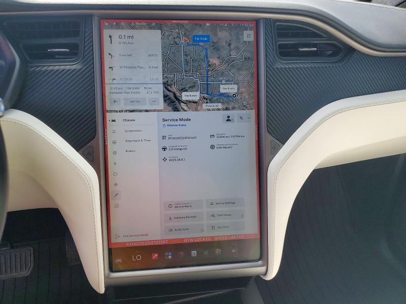 Photo 9 from auction – 2018 TESLA MODEL X with VIN 5YJXCDE25JF121357