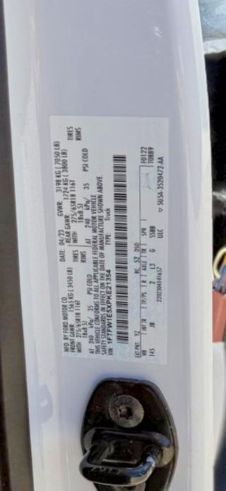 Photo 10 from auction – 2023 FORD F150 with VIN 1FTFW1E5XPKE21354