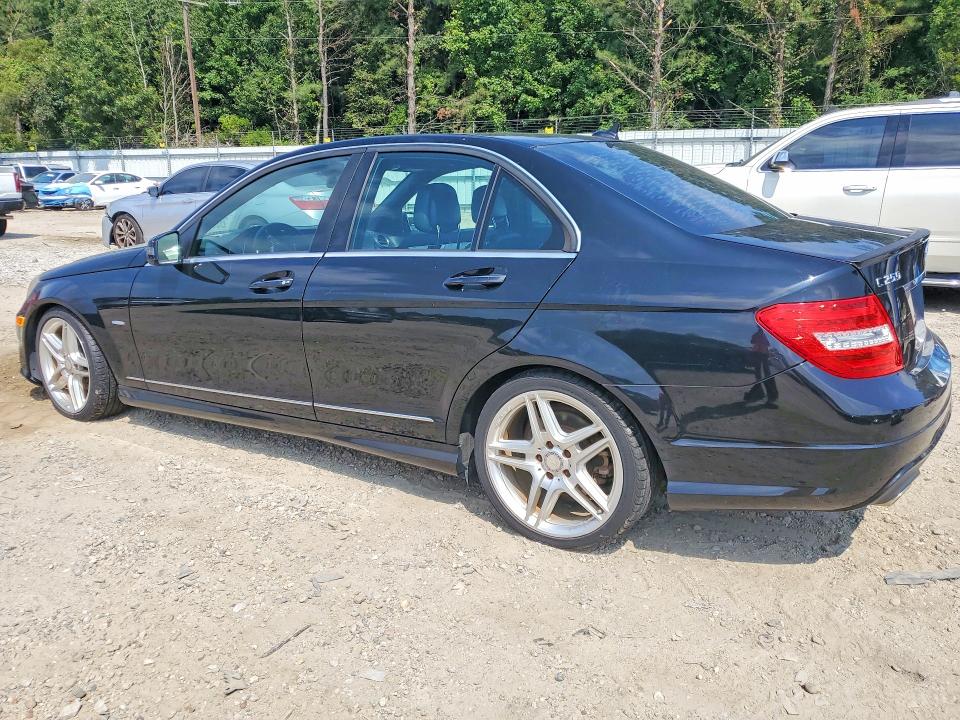 Photo 2 from auction – 2012 MERCEDES-BENZ C with VIN WDDGF4HB1CA677024