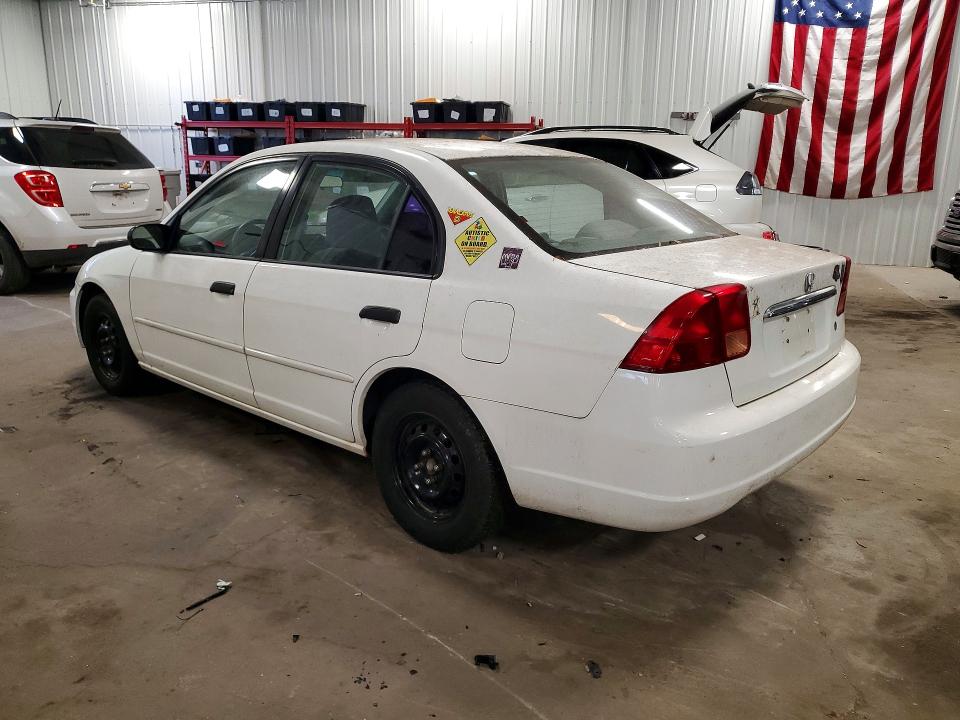 Photo 2 from auction – 2001 HONDA CIVIC with VIN 2HGES15501H599331