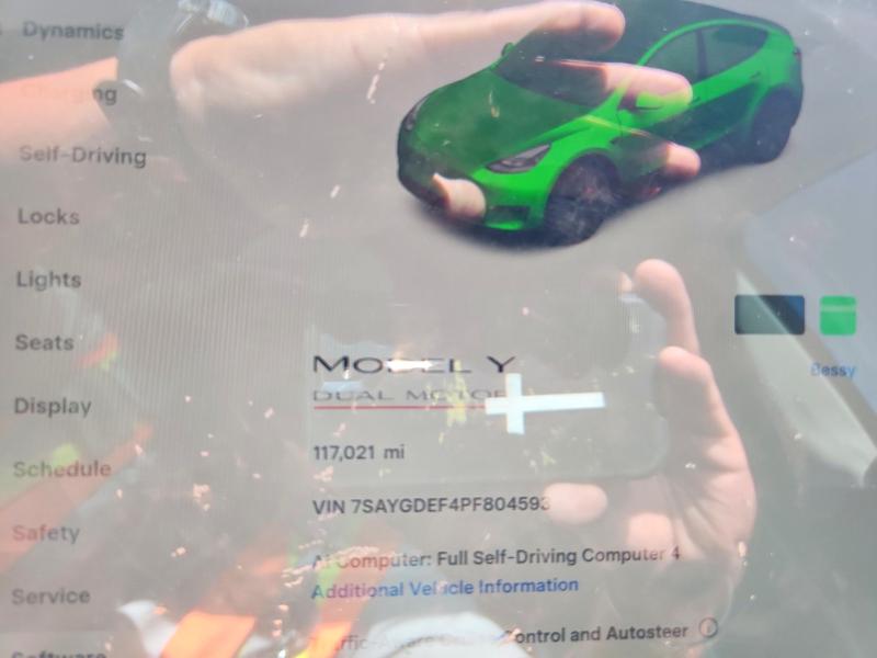 Снимка 9 от търг – 2023 TESLA MODEL Y с VIN 7SAYGDEF4PF804593
