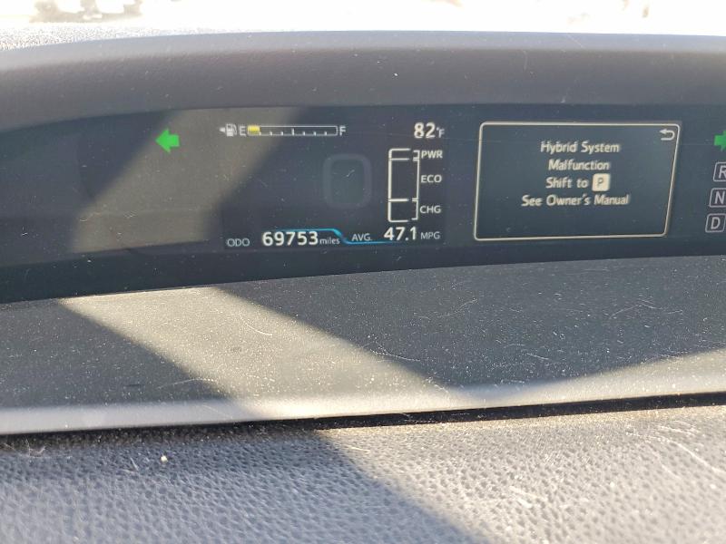 Photo 9 from auction – 2016 TOYOTA PRIUS with VIN JTDKBRFU3G3510028