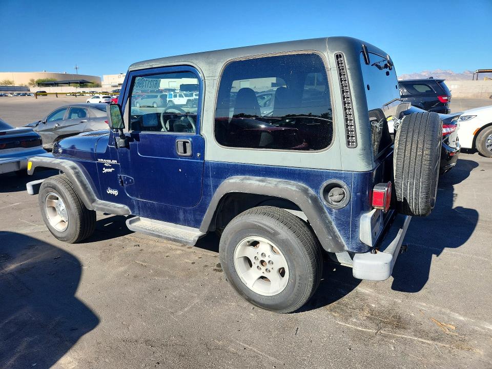 Photo 2 from auction – 2000 JEEP WRANGLER / TJ with VIN 1J4FA49S4YP804320