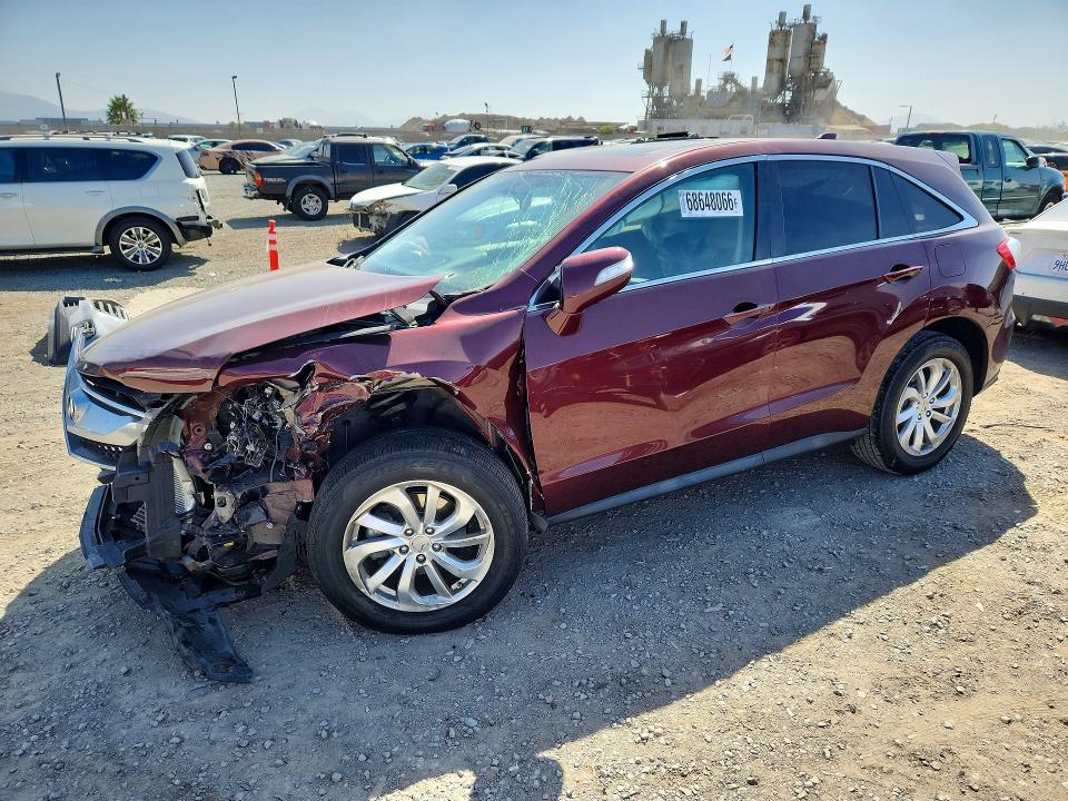 ACURA RDX 2018 with VIN 5J8TB3H55JL007407 - Photo from auction