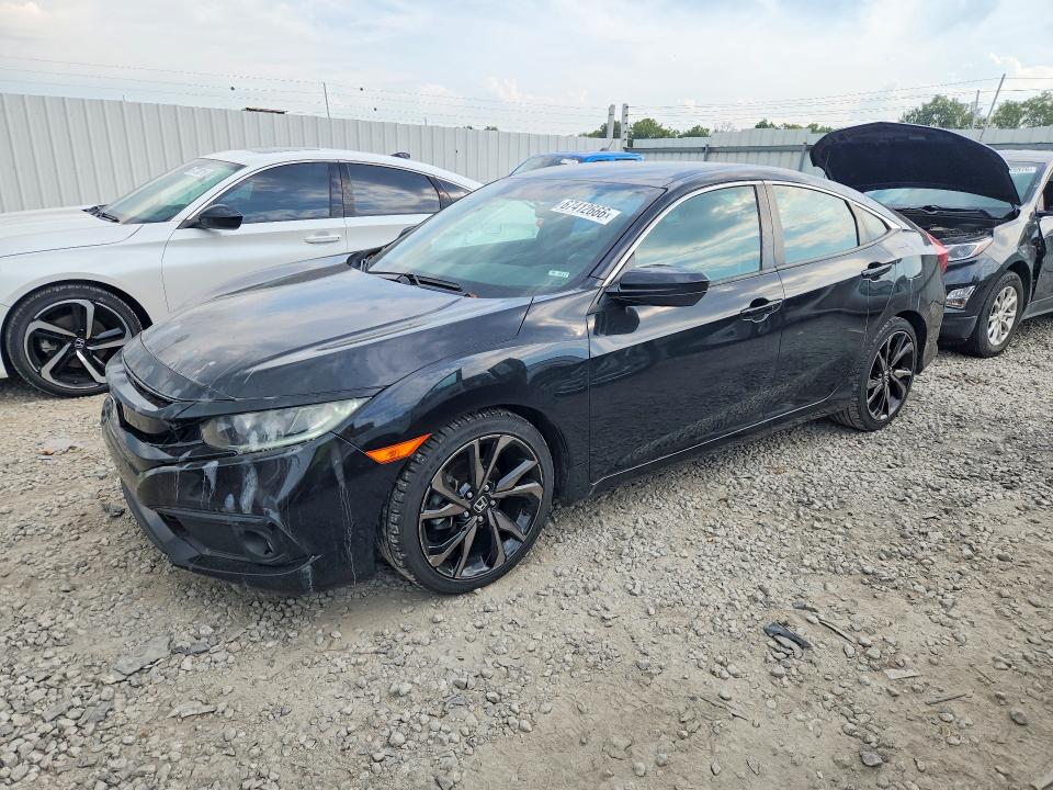 Photo 1 from auction – 2021 HONDA CIVIC with VIN 19XFC2F81ME201526