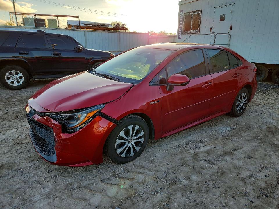 TOYOTA COROLLA 2020 مع رقم تعريف المركبة JTDEBRBEXLJ003466 - صورة من المزاد