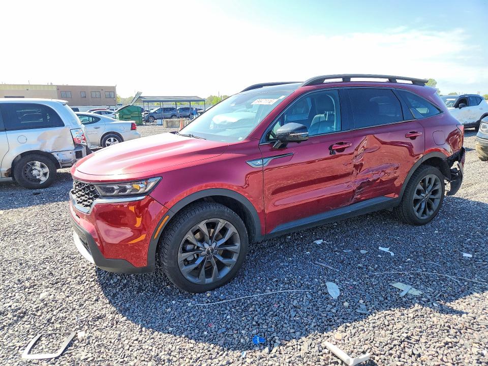 KIA SORENTO 2022 with VIN 5XYRKDLF7NG151606 - Photo from auction