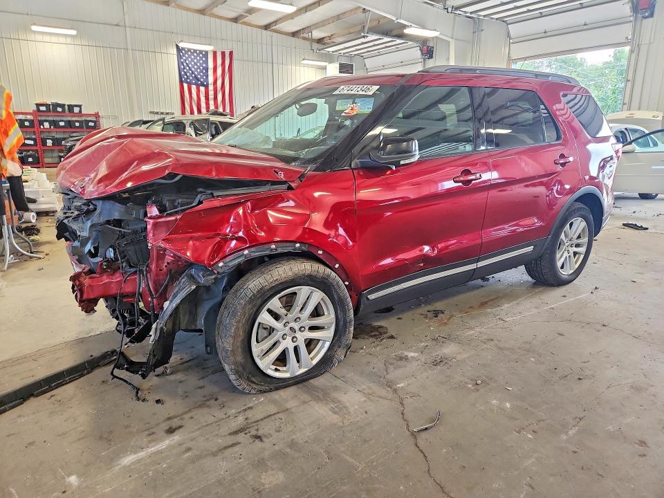 FORD EXPLORER 2018 with VIN 1FM5K8D85JGA29948 - Photo from auction