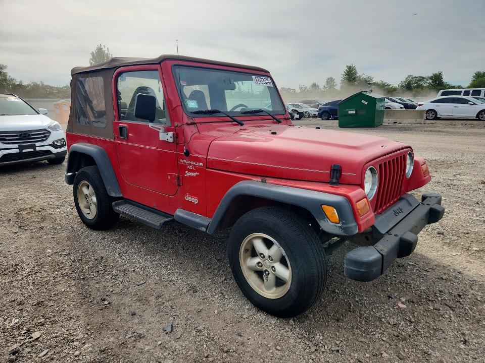 Photo 4 from auction – 2000 JEEP WRANGLER / TJ with VIN 1J4FA49S8YP799445