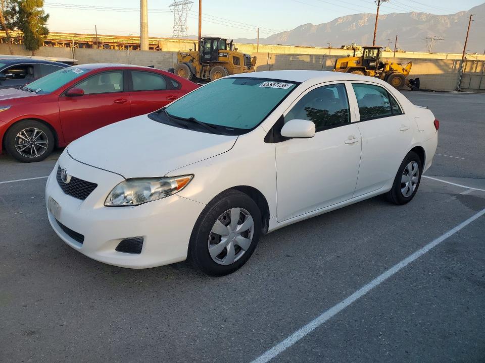 TOYOTA COROLLA 2010 with VIN 1NXBU4EE6AZ349467 - Photo from auction