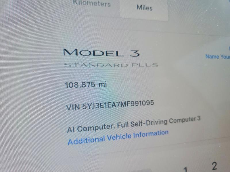 Zdjęcie 9 z aukcji – 2021 TESLA MODEL 3 z VIN 5YJ3E1EA7MF991095