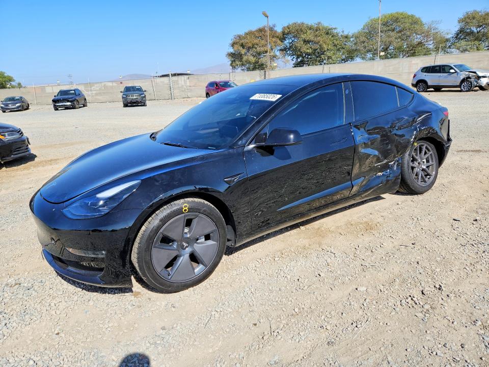 Снимка 1 от търг – 2023 TESLA MODEL 3 с VIN 5YJ3E1EB2PF694944