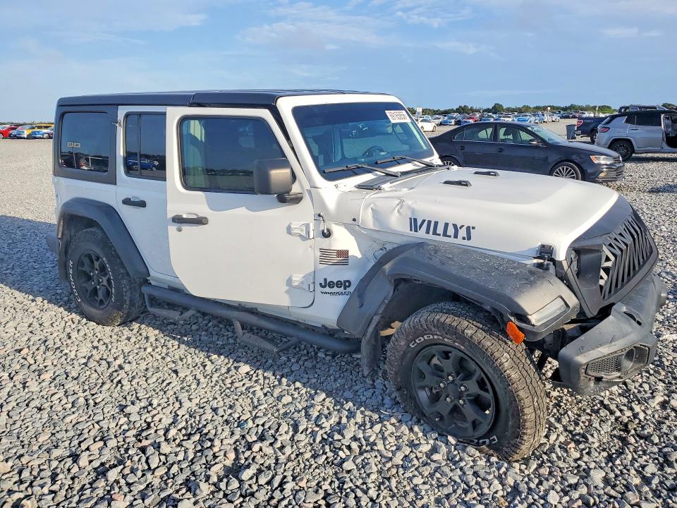 Снимка 4 от търг – 2021 JEEP WRANGLER UNLIMITED с VIN 1C4HJXDG7MW631623