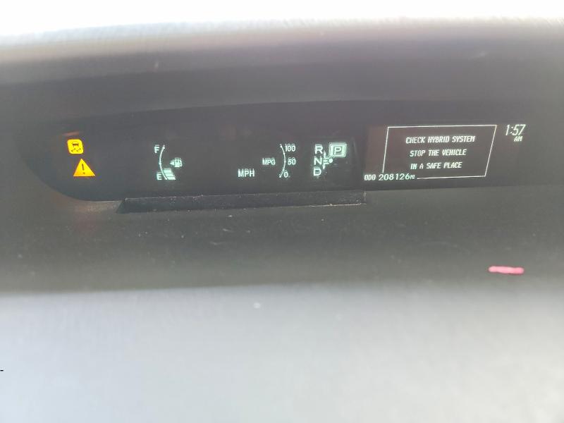 Photo 9 from auction – 2013 TOYOTA PRIUS with VIN JTDKN3DU7D0337313