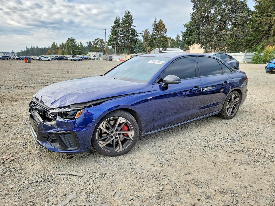 AUDI A4 2023 with VIN WAUEAAF43PA017170 - Photo from auction