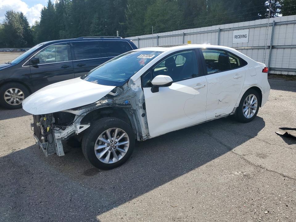 TOYOTA COROLLA 2021 with VIN JTDHPMAE8MJ139650 - Photo from auction